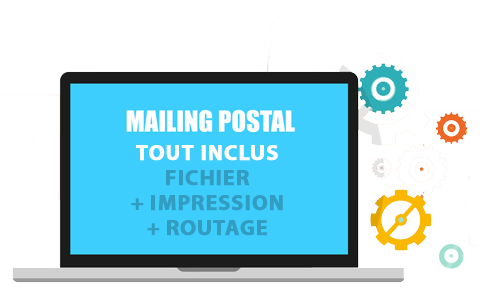 mailing postal, fichier adresses, publipostage