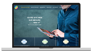 WebPack, création de site vitrine, landing page et kit email