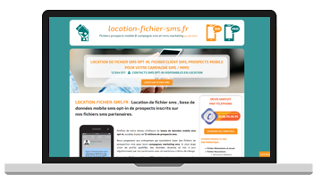 Location-fichier-sms, campagne et fichiers sms marketing