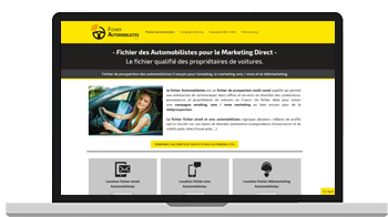 Fichier-automobilistes, prospectez les proprietaires de voitures