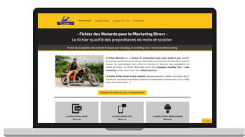 Fichier-motards, prospectez les proprietaires de motos et 2 roues